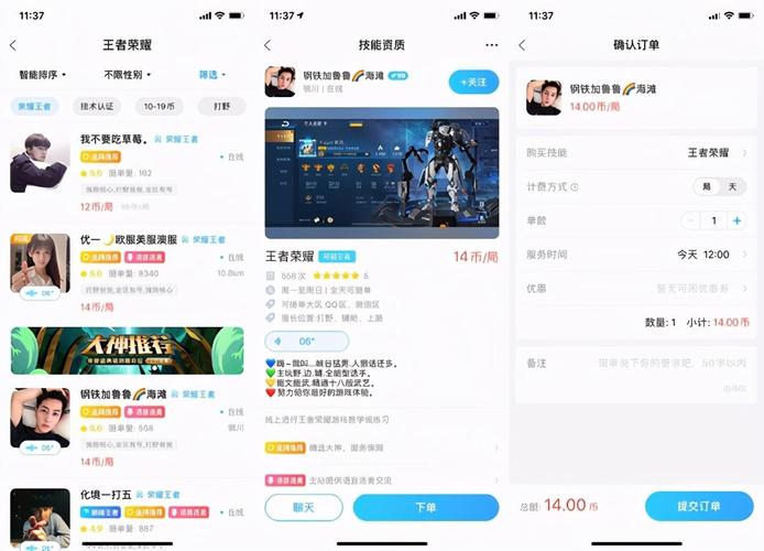 pp陪玩等级分类